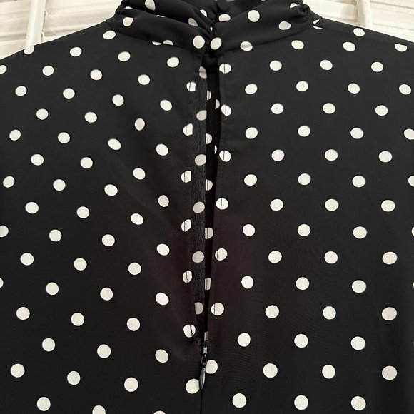 ASOS DESIGN Ruched Waist Detail Jumpsuit in Dot Print - Size 2 ($64) - Picture 7 of 11